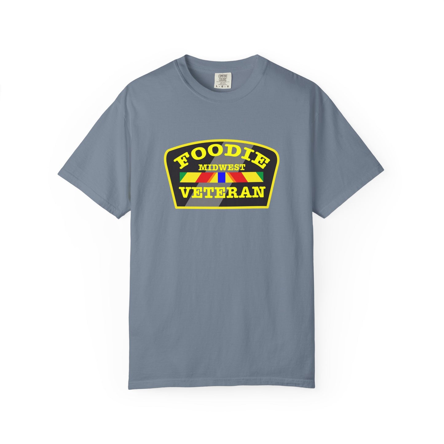 L.O.E.F Foodie Veteran MIDWEST Unisex Tee Shirt (Yellow)
