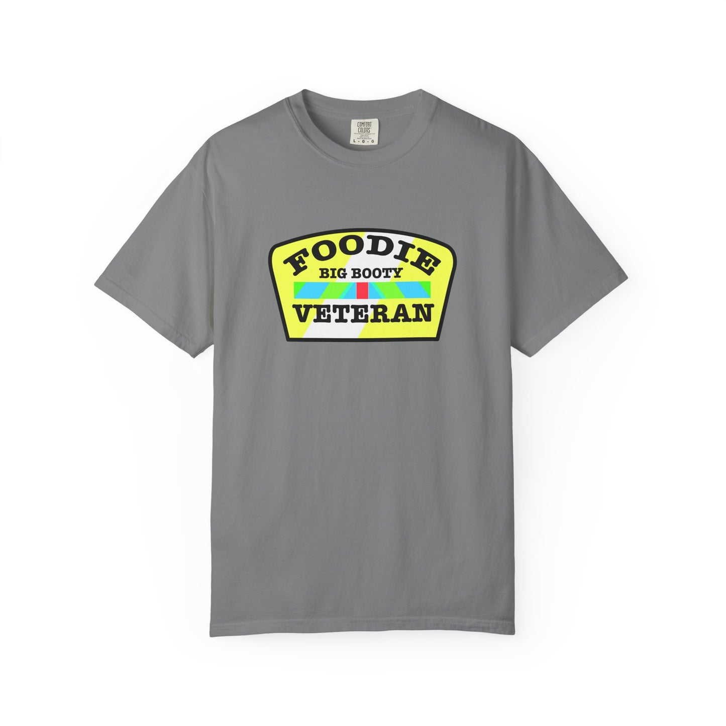 L.O.E.F Foodie Veteran BIG BOOTY Unisex Tee Shirt (Black)