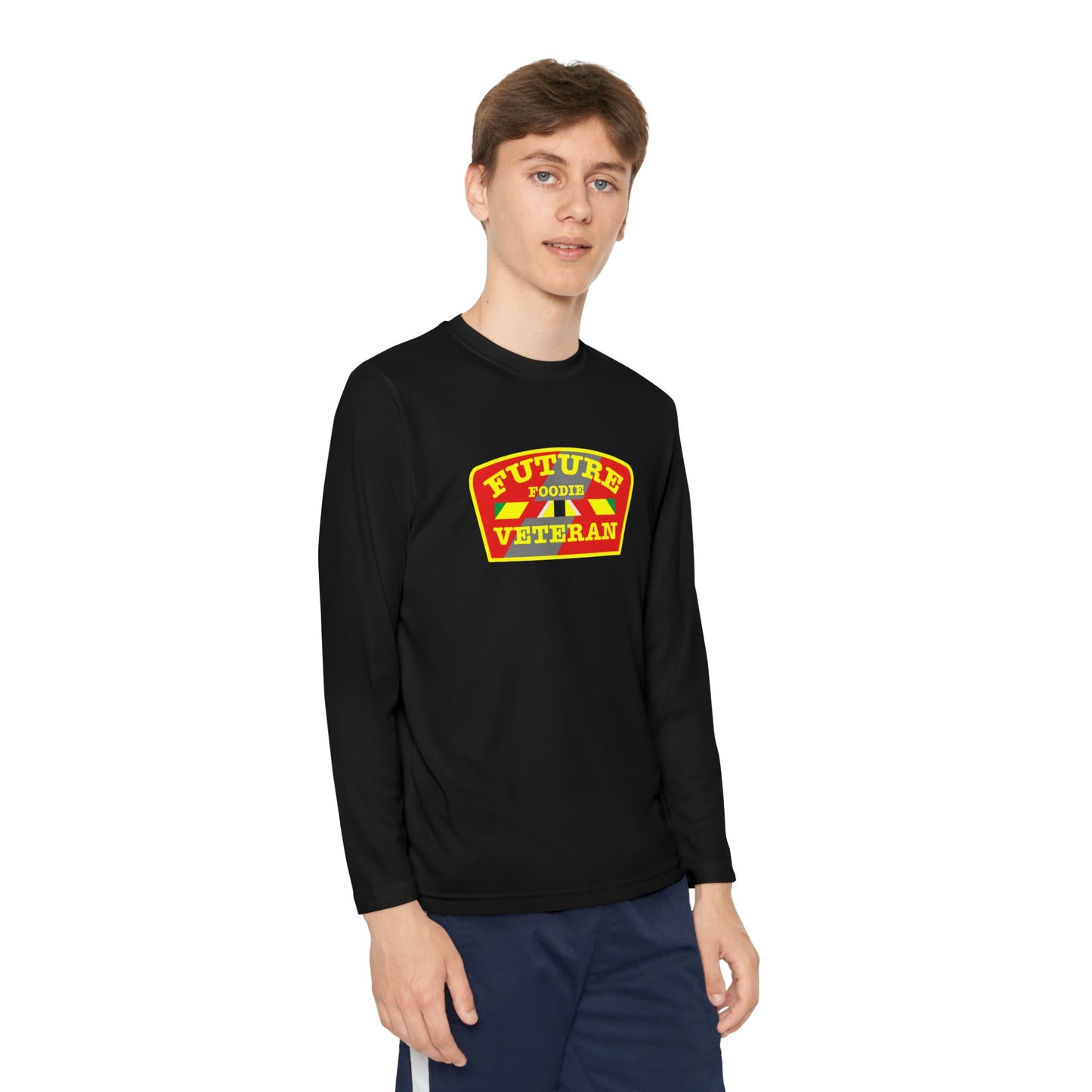 L.O.E.F Future Foodie Veteran Youth Long Sleeve Tee (Yellow and Red)