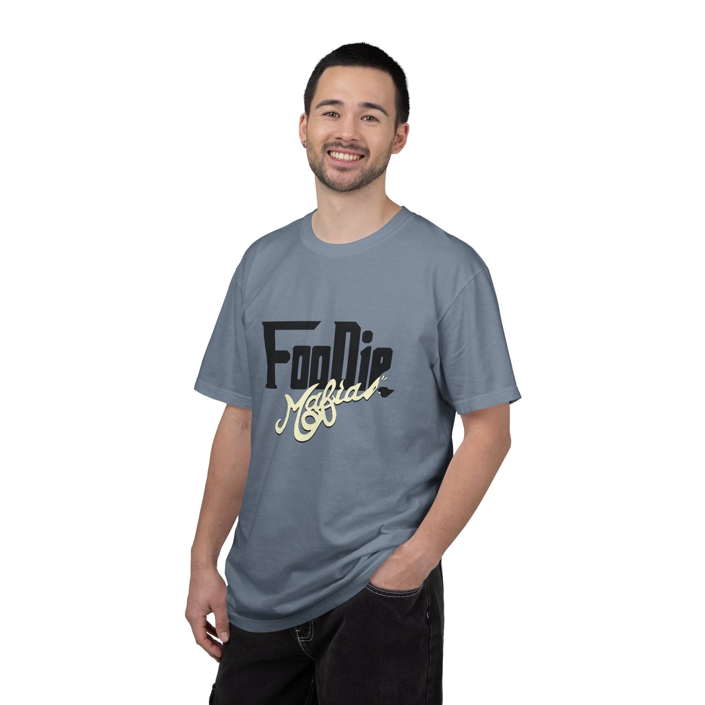 L.O.E.F Foodie Mafia Unisex Tee shirt (Cream)