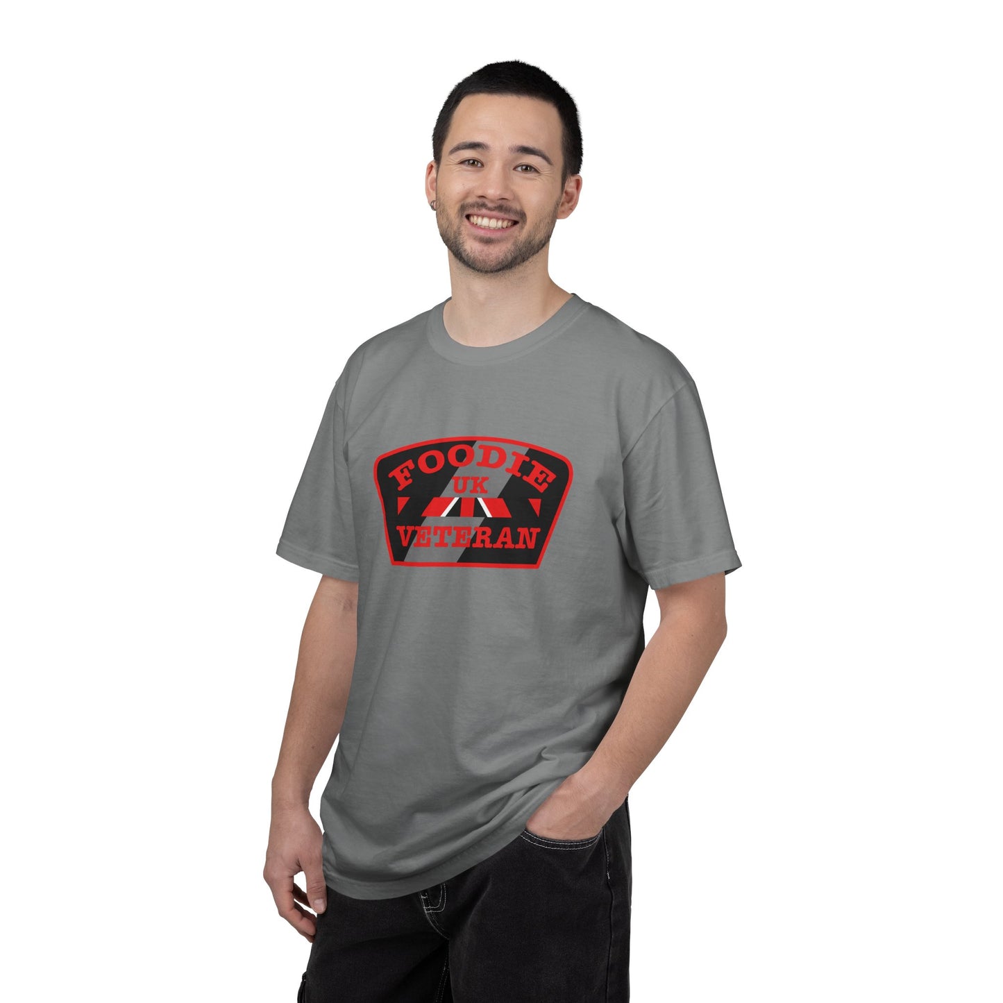 L.O.E.F Foodie Veteran UK Unisex Tee Shirt (Red)