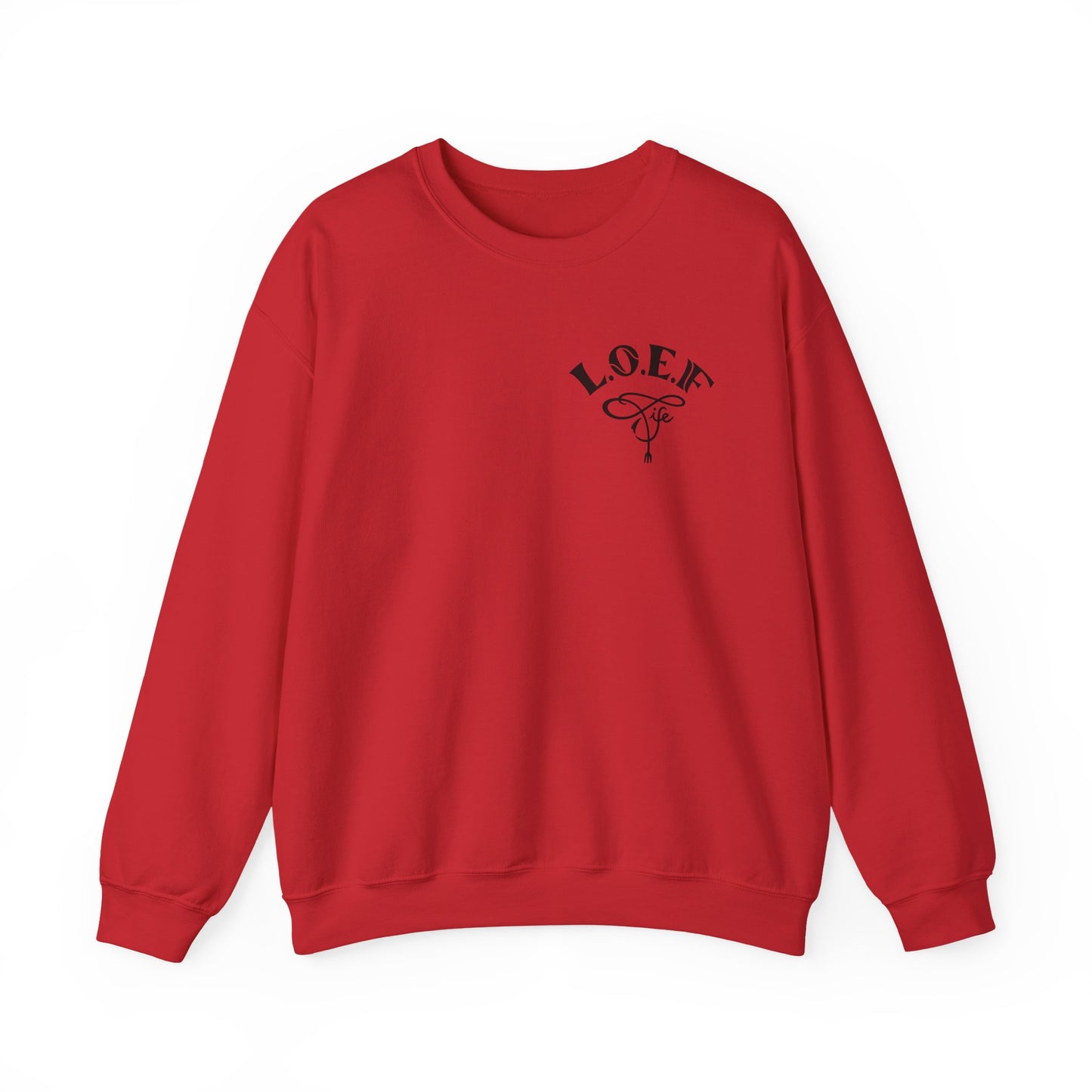L.O.E.F Foodie 4Life Vegan Sweatshirt (Black)