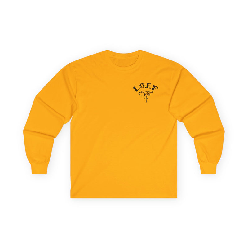 L.O.E.F Foodie 4Life Certified Long Sleeve Tee (Rust)