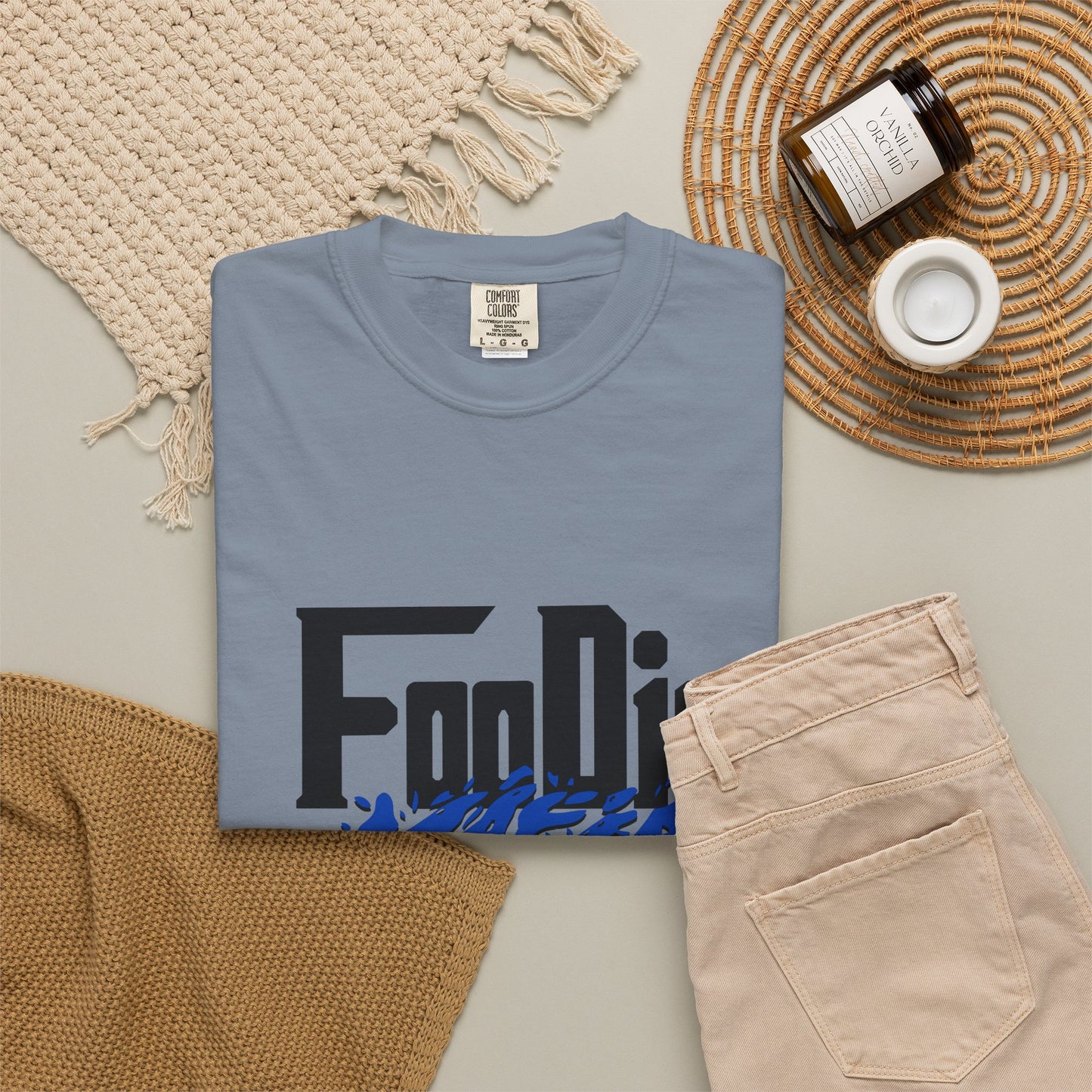 L.O.E.F Foodie Mafia Tee Shirt (Cobalt Blue)
