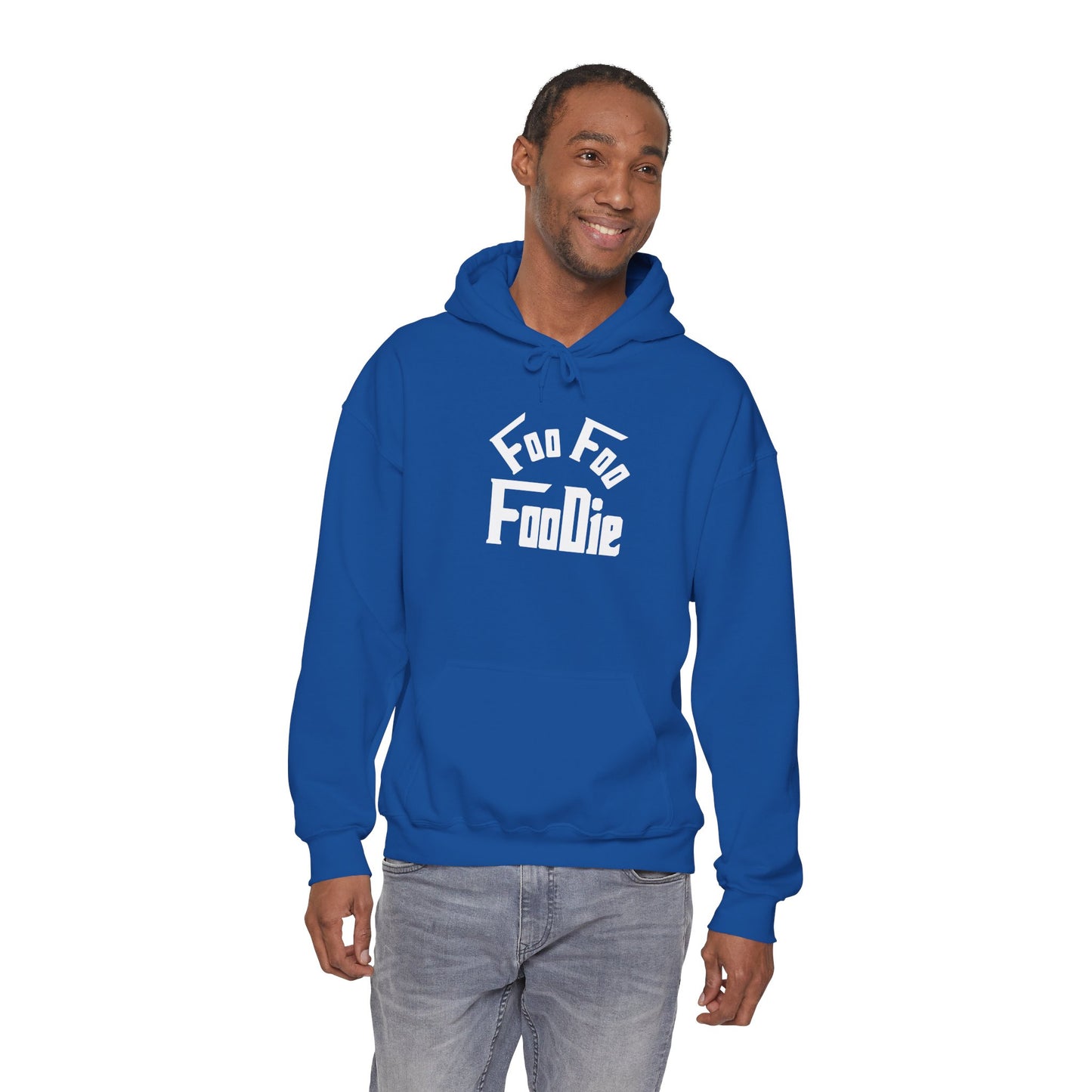 L.O.E.F Unisex Hooded Sweatshirt (White)