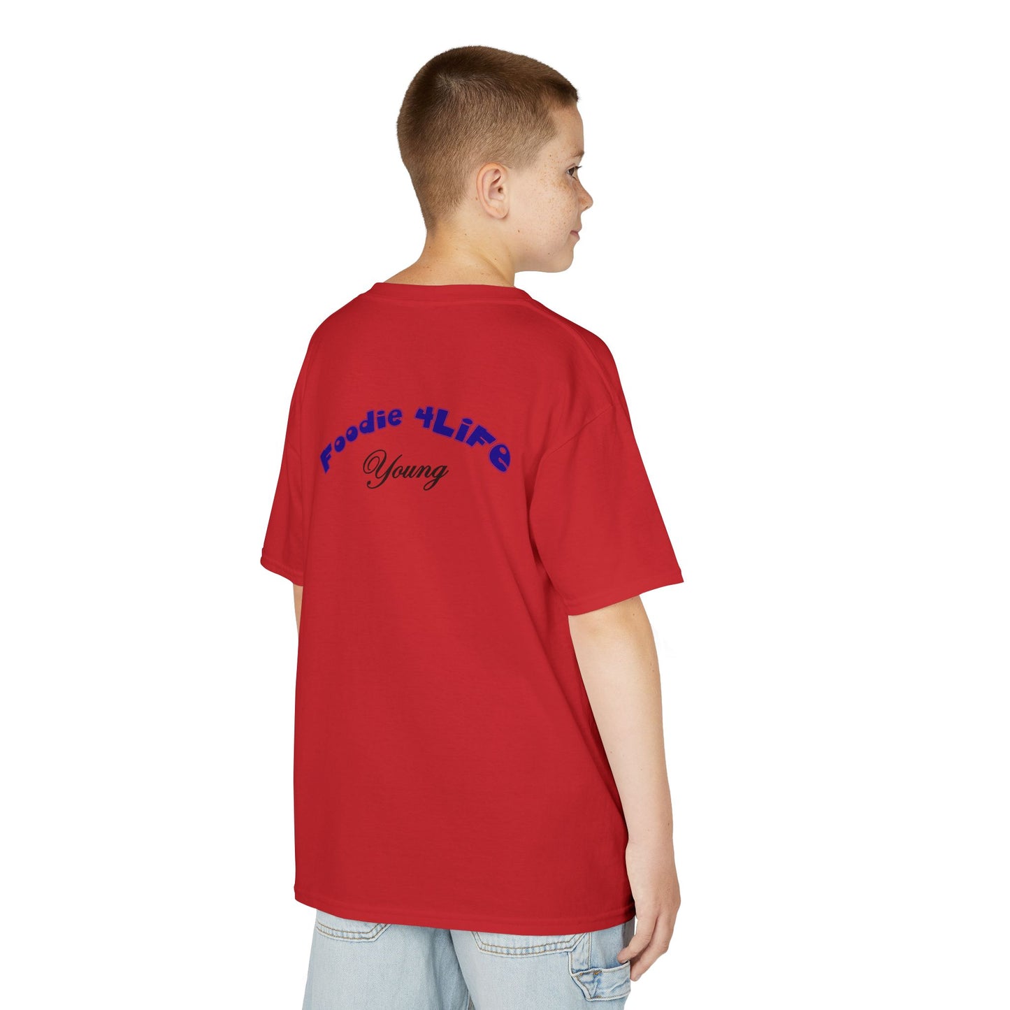 L.O.E.F Foodie 4Life Young Tee Shirt  (Dark Blue)