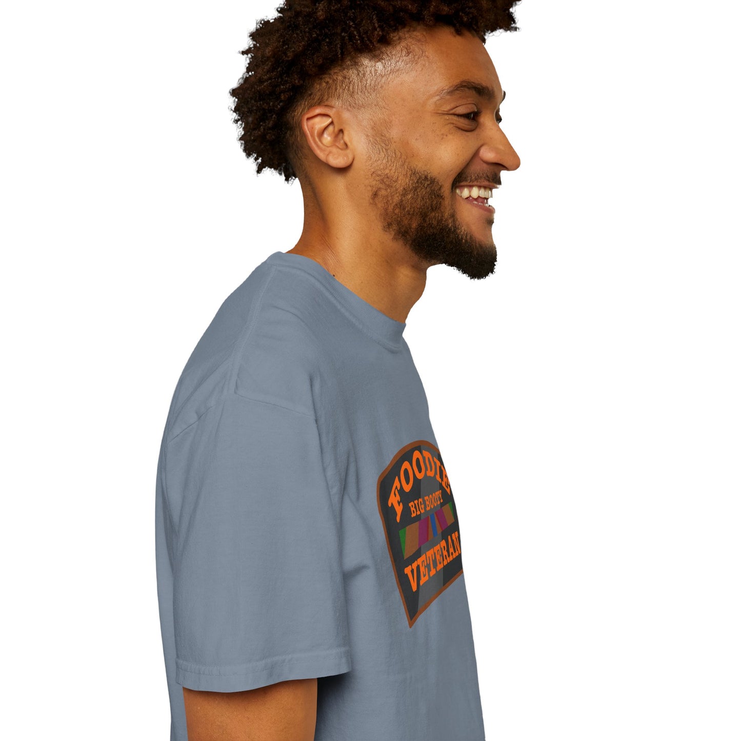 L.O.E.F Foodie Veteran BIG BOOTY Unisex Tee Shirt (Orange)