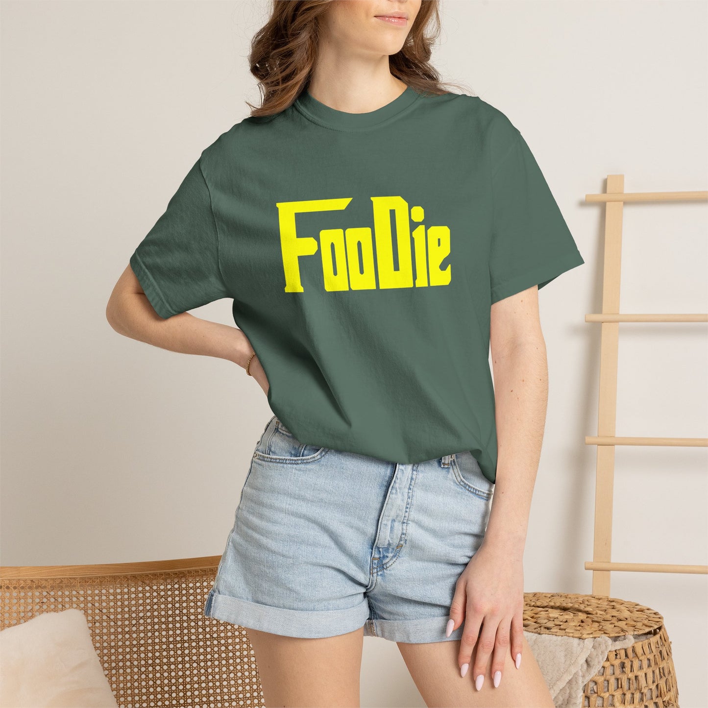 L.O.E.F Foodie Unisex Tee Shirt  (Yellow)