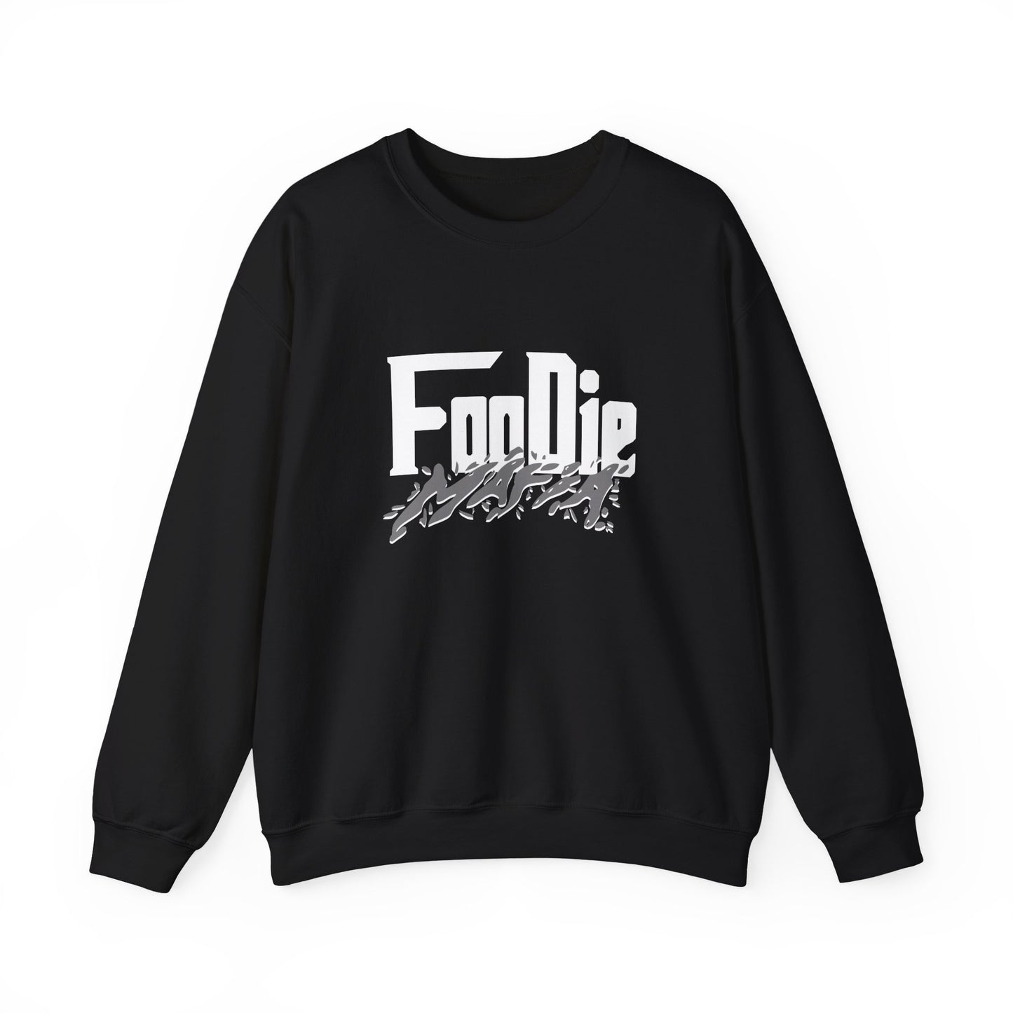 L.O.E.F White Foodie Mafia Unisex Sweatshirt (Grey)