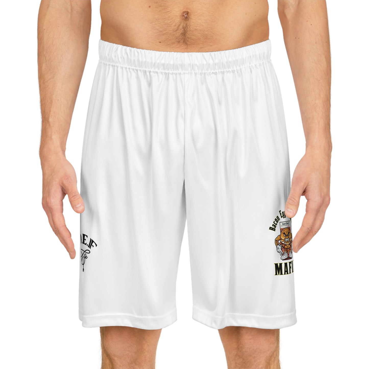 L.O.E.F Bacon Egg n Cheese Mafia Basketball Shorts