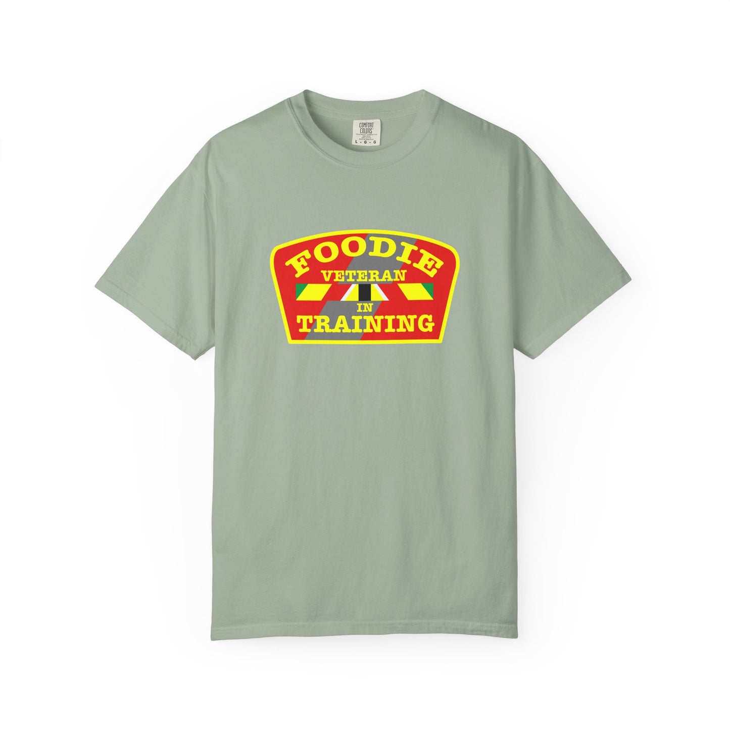 L.O.E.F Foodie Veteran IN TRAINING Unisex Tee Shirt (Yellow)
