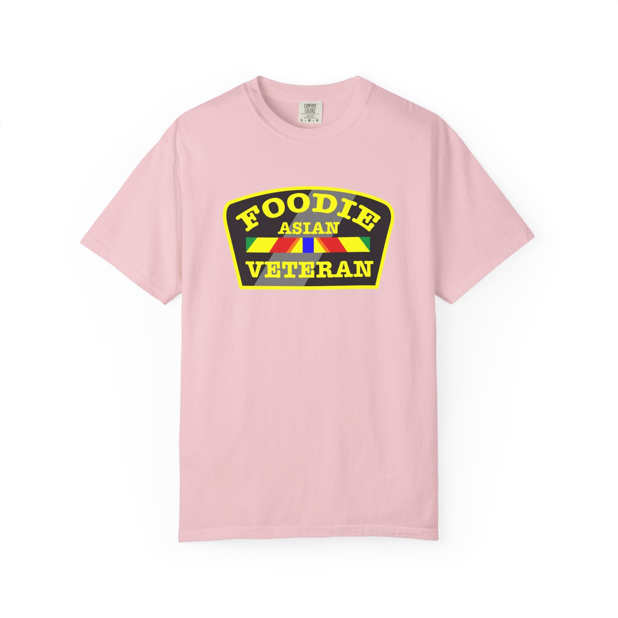 L.O.E.F Foodie Veteran ASIAN Unisex Tee Shirt (Yellow)