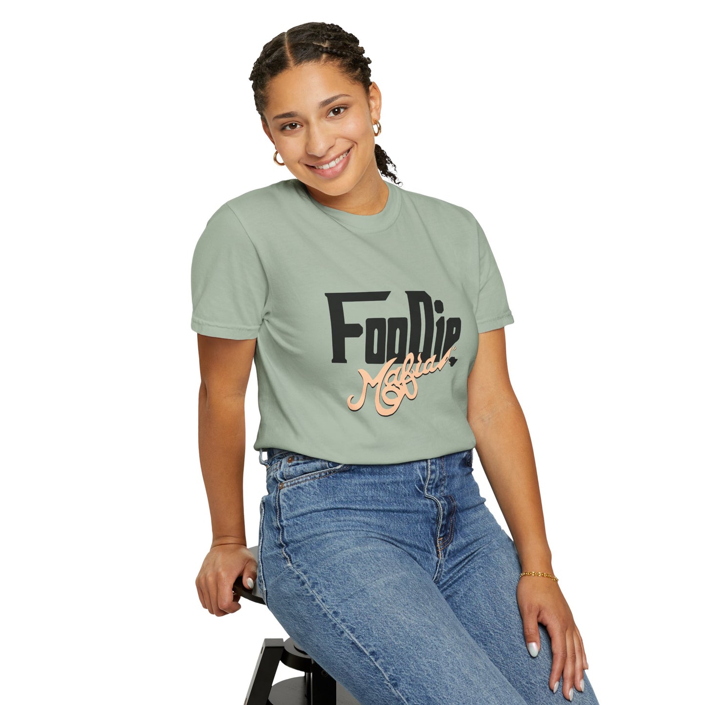 L.O.E.F Foodie Mafia Unisex Tee Shirt (Soft Yellow)