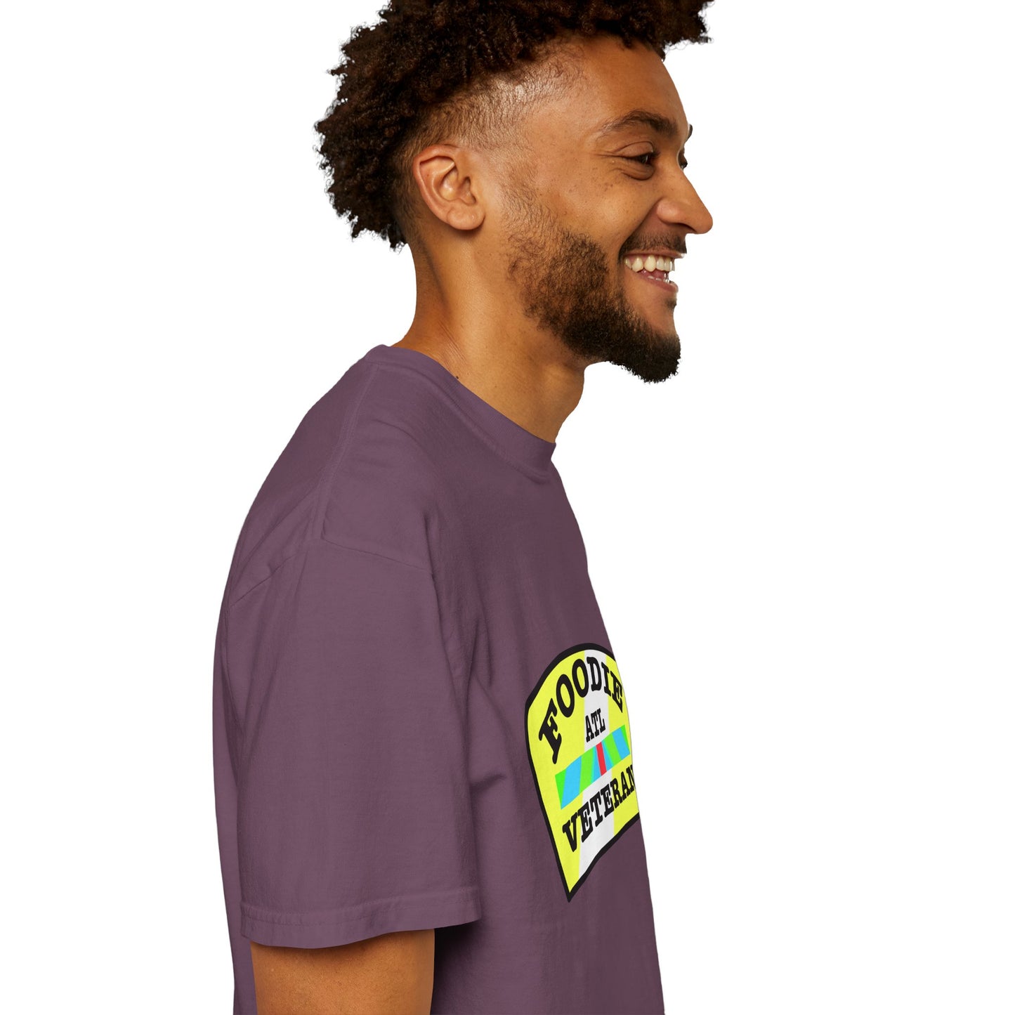 L.O.E.F Foodie Veteran ATL Unisex Tee Shirt (Yellow and Black)