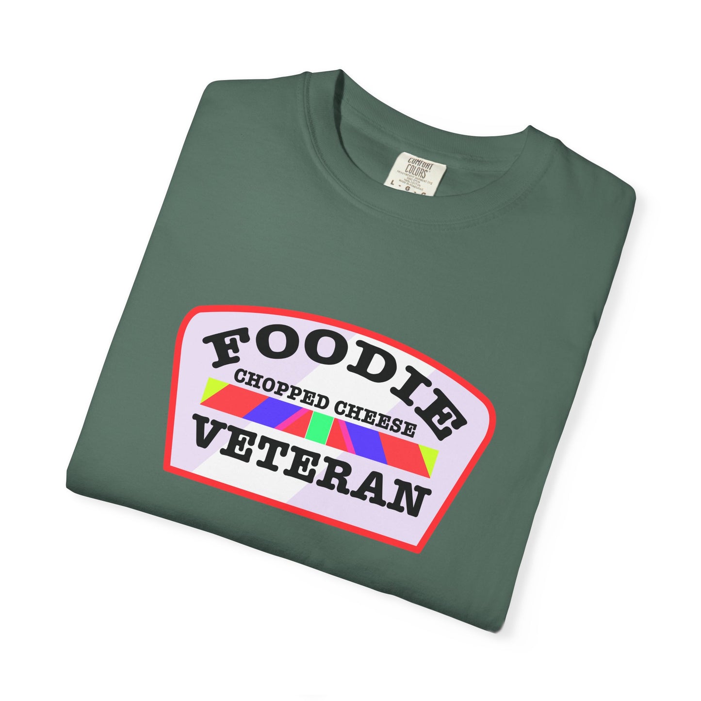 L.O.E.F Foodie Veteran Chopped Cheese Unisex Tee Shirt (Soft Pink)