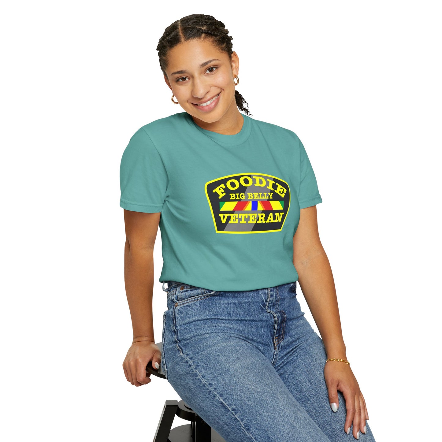 L.O.E.F Foodie Veteran Big Belly Unisex Tee Shirt