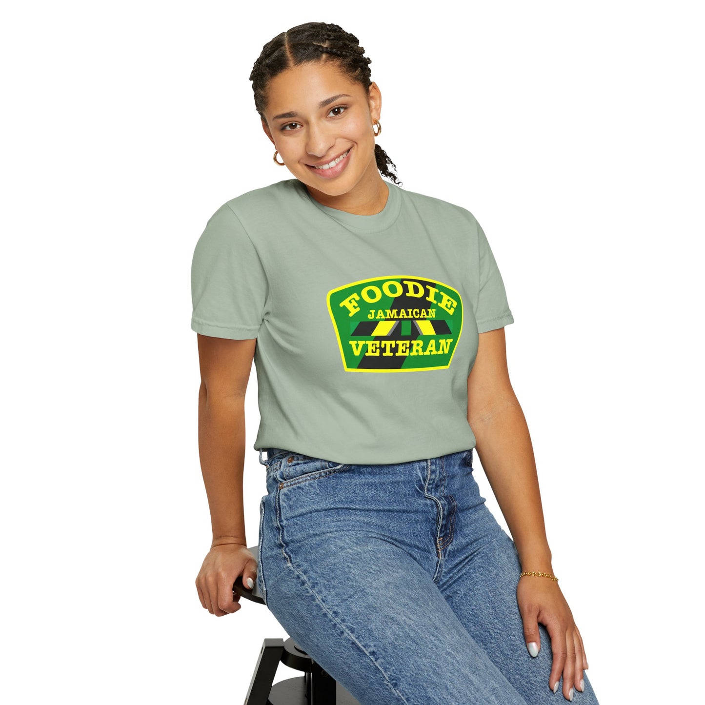 L.O.E.F Foodie Veteran Jamaican Unisex Tee Shirt
