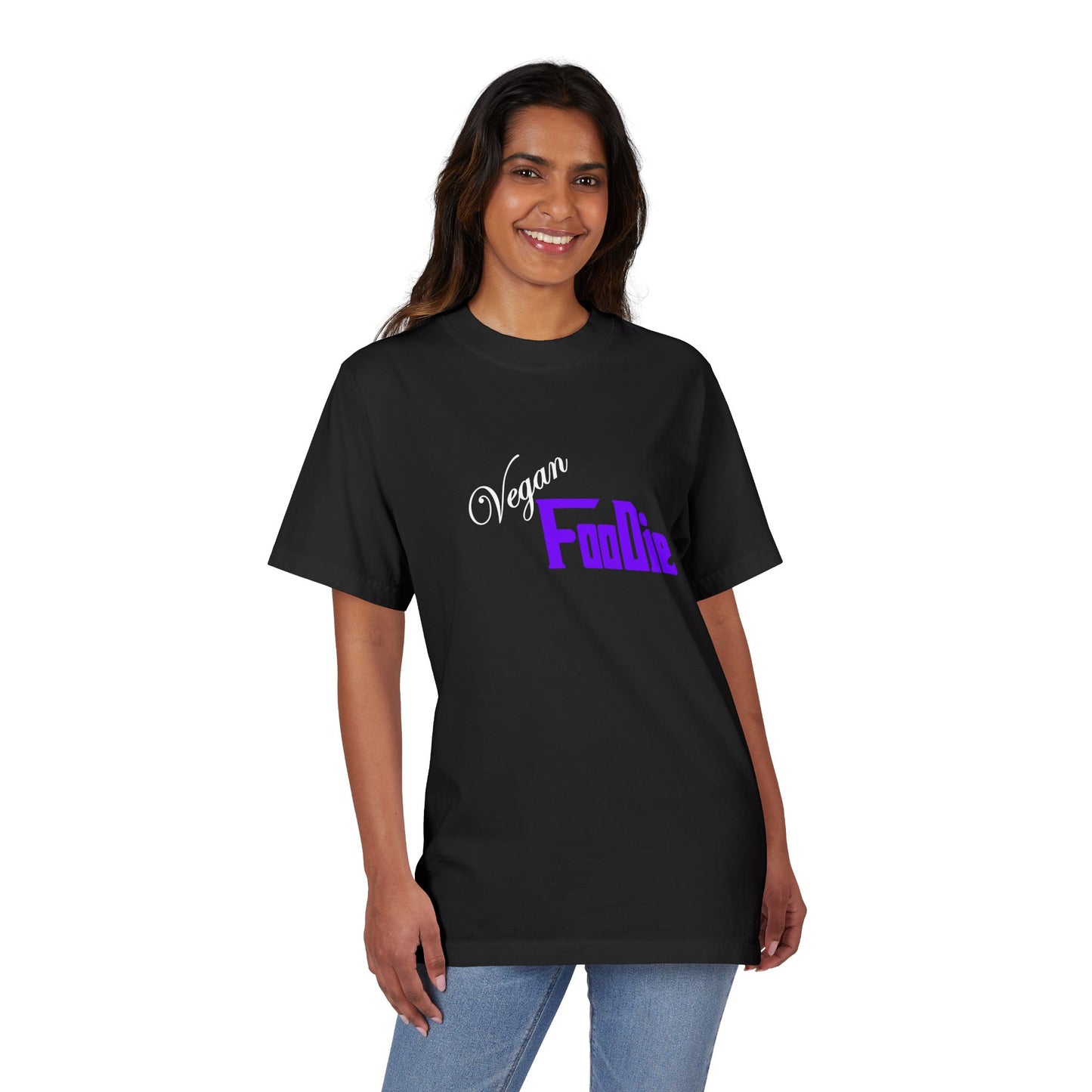 L.O.E.F Unisex Vegan Foodie Tee Shirt (Violet)