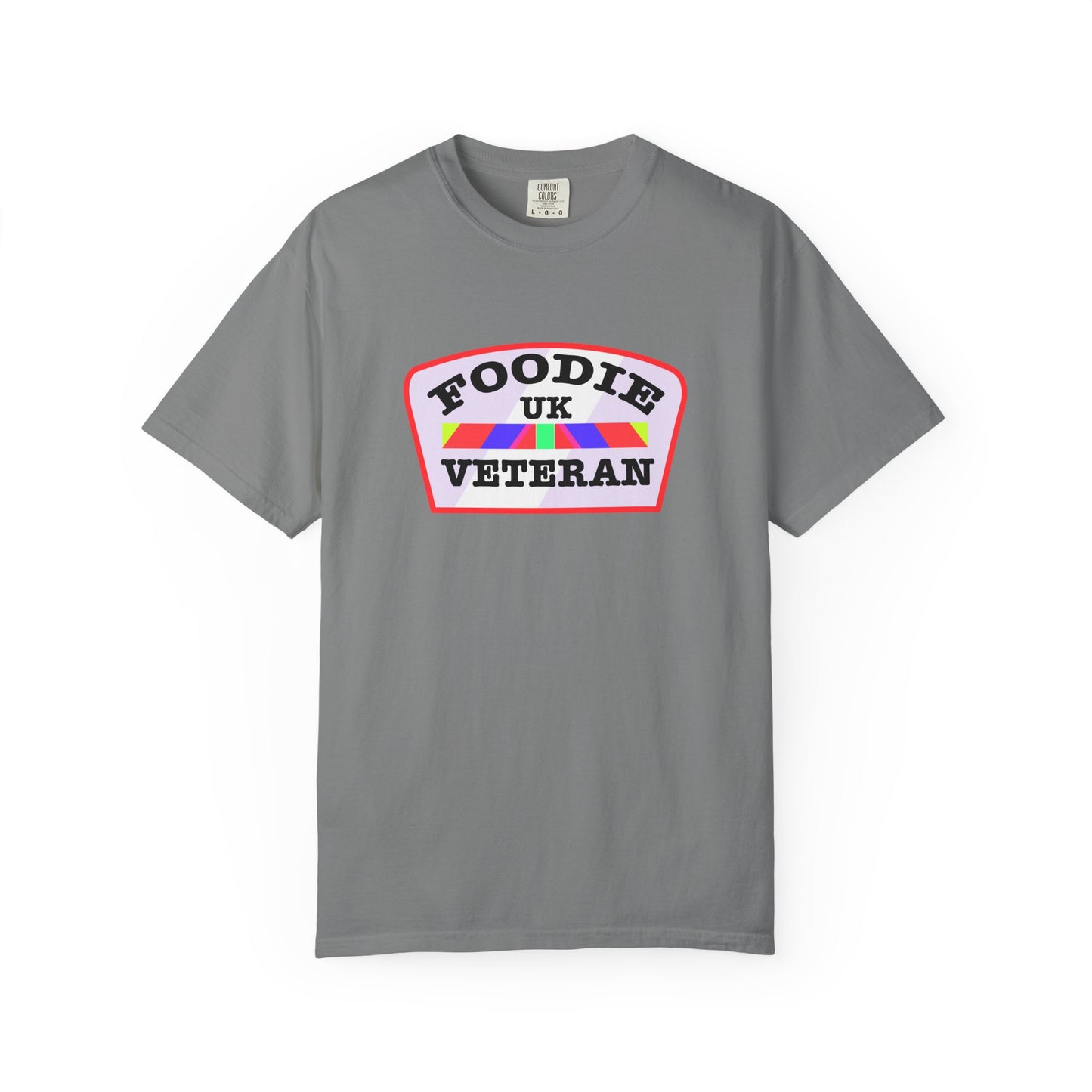 L.O.E.F Foodie Veteran UK Unisex Tee Shirt (Soft Pink)