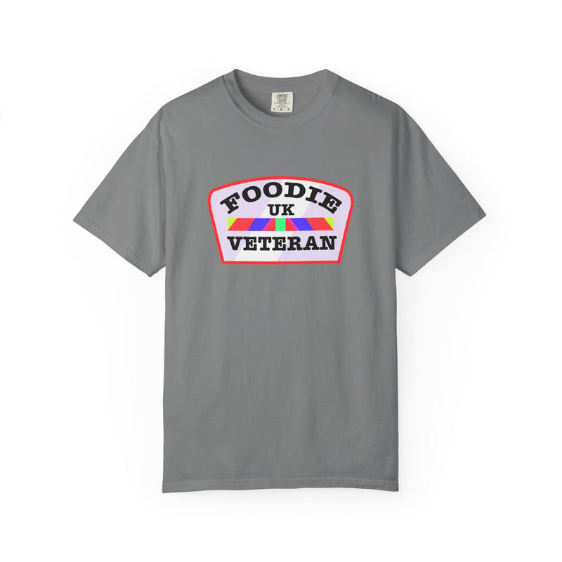 L.O.E.F Foodie Veteran UK Unisex Tee Shirt (Soft Pink)
