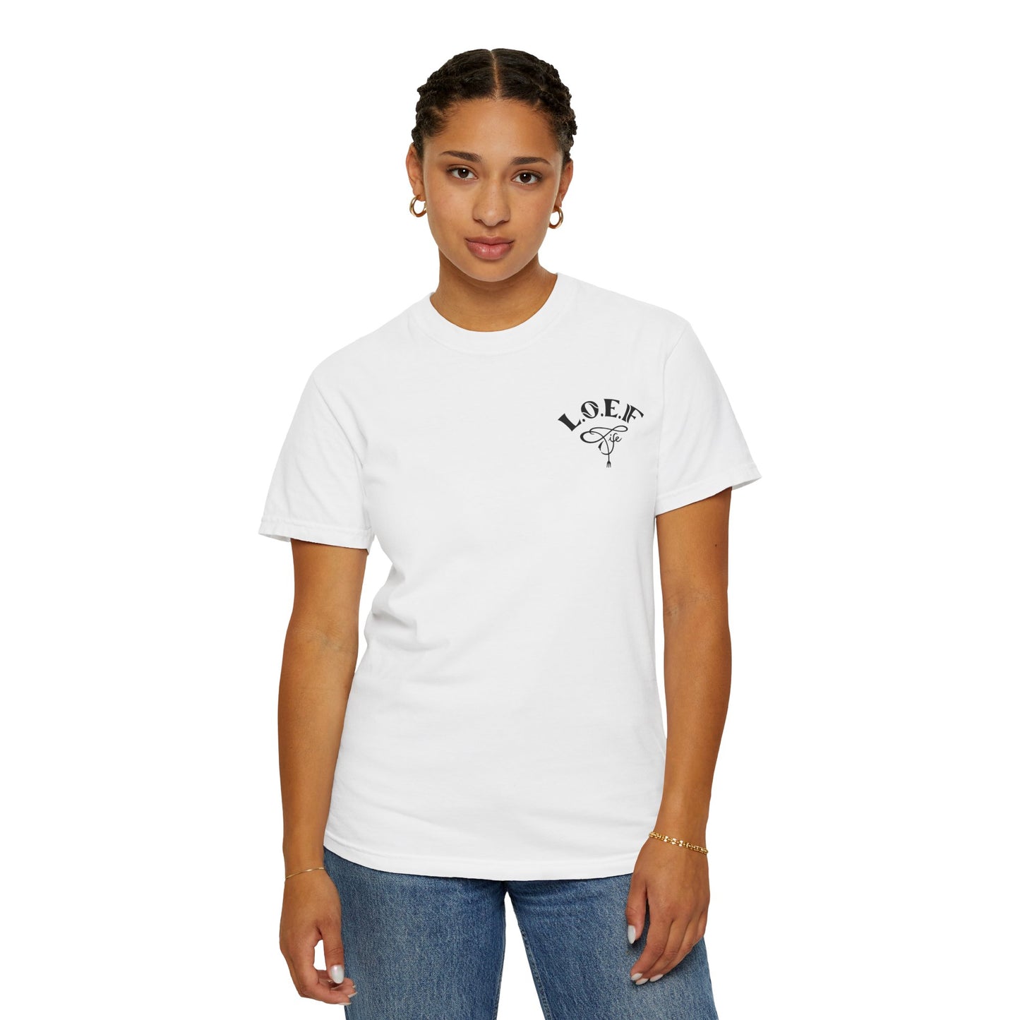 L.O.E.F Foodie 4Life Certified Unisex Tee Shirt (Dark Blue)