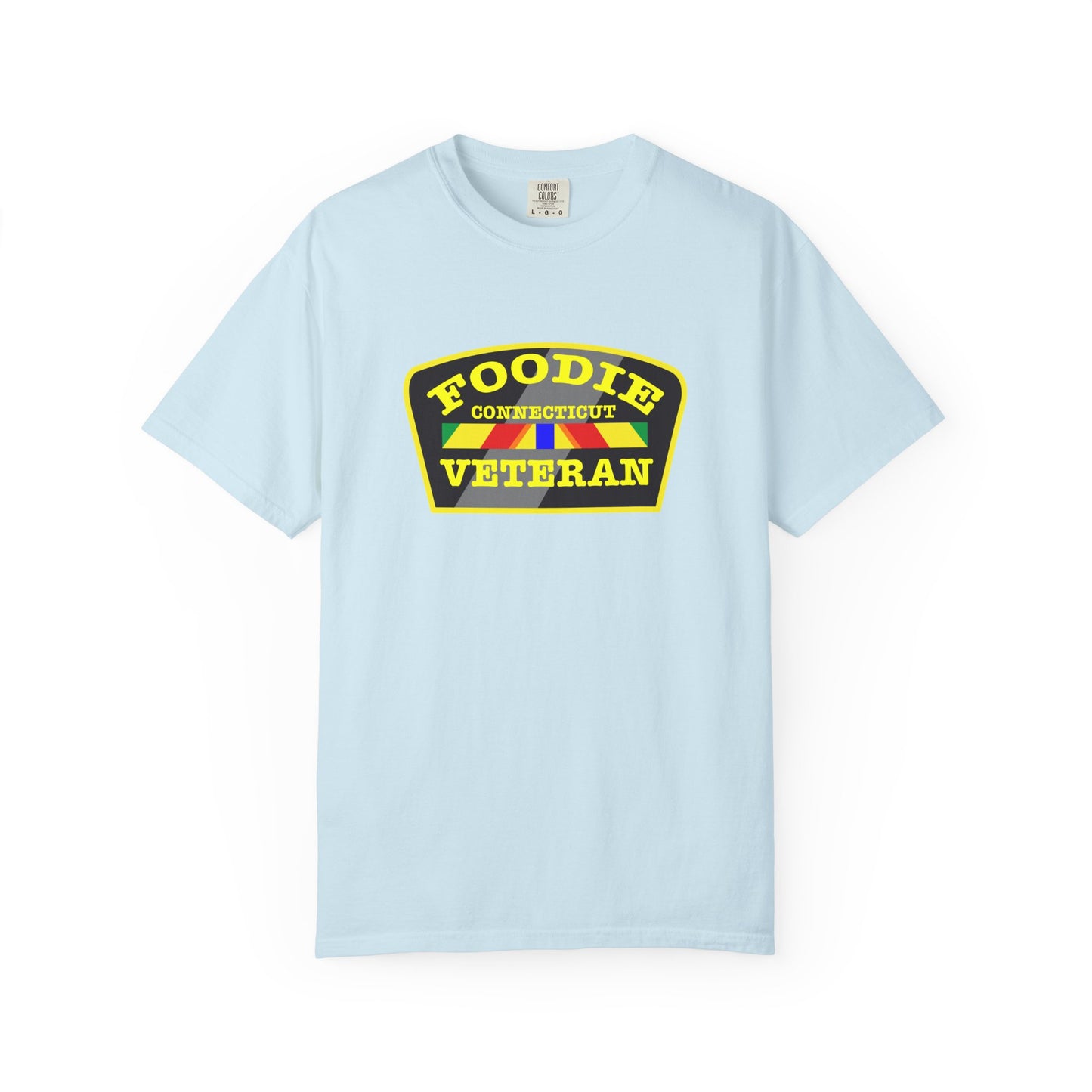 L.O.E.F Foodie Veteran CONNECTICUT Unisex Tee Shirt (Yellow)