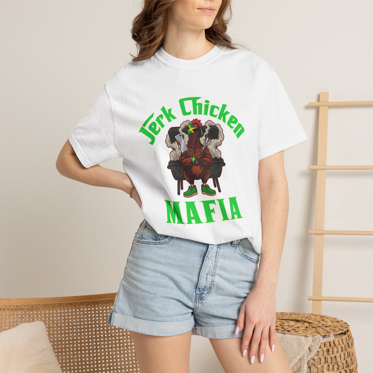 L.O.E.F Jerk Chicken Mafia Unisex Tee Shirt