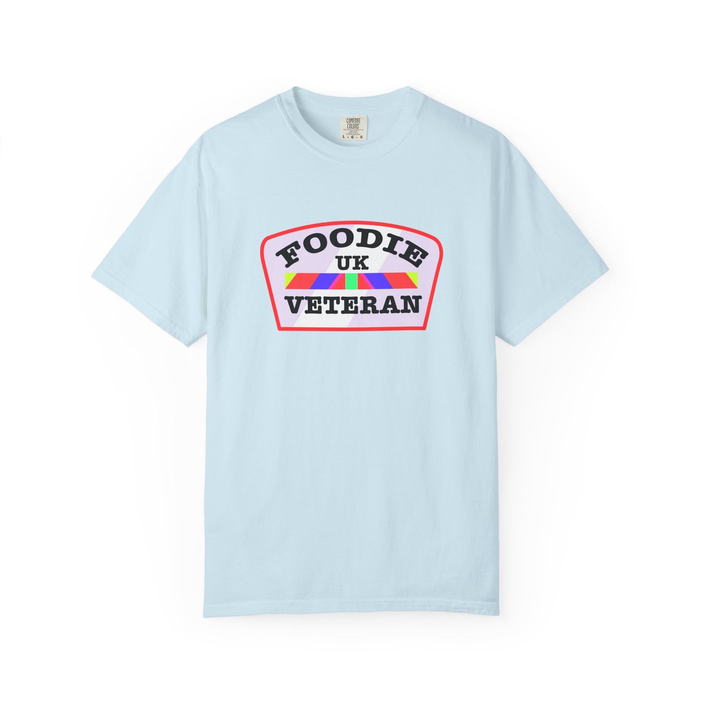 L.O.E.F Foodie Veteran UK Unisex Tee Shirt (Soft Pink)