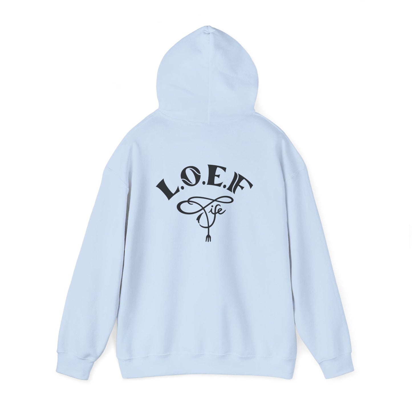 L.O.E.F Foodie 4Life Vegan Hoodie (Rust)