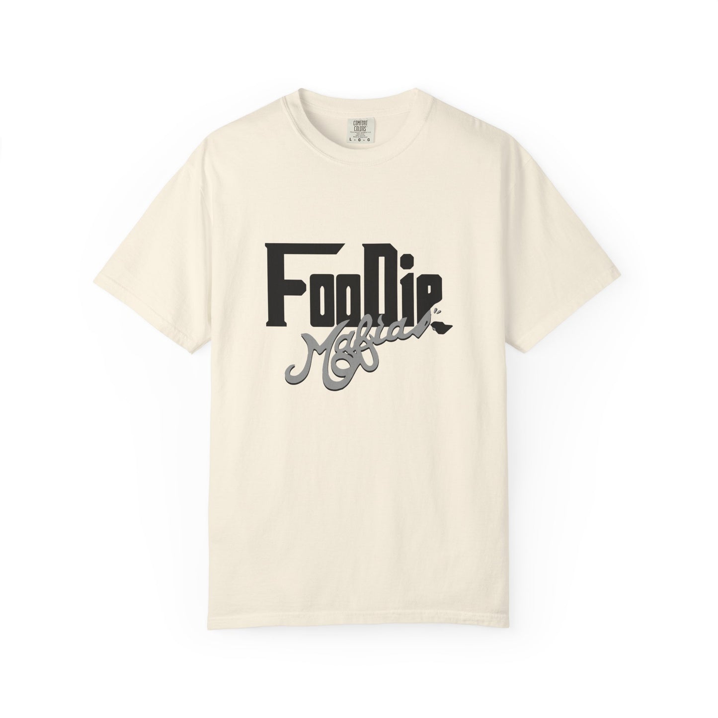 L.O.E.F Foodie Mafia Unisex Tee shirt (Metallic Grey)