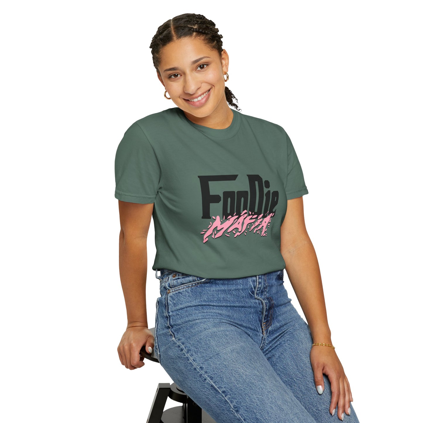 L.O.E.F Foodie Mafia Tee Shirt (Soft Pink)
