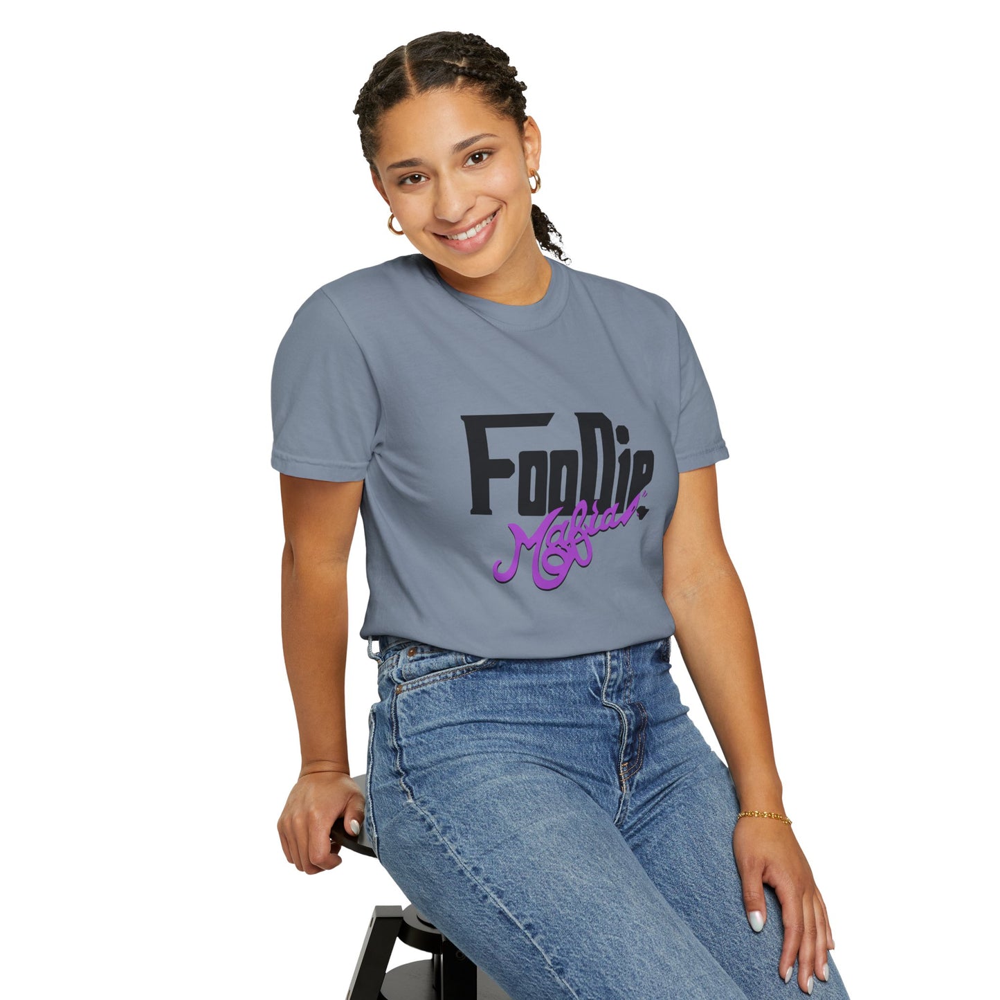 L.O.E.F Foodie Mafia Unisex Tee shirt (Bright Purple)