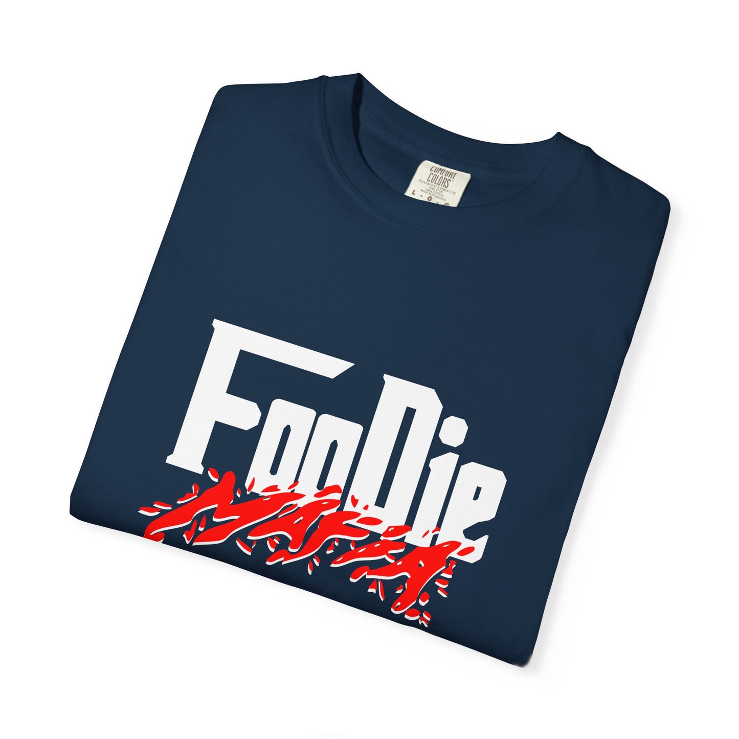 L.O.E.F White Foodie Mafia Unisex Tee shirt (Candy Apple Red)