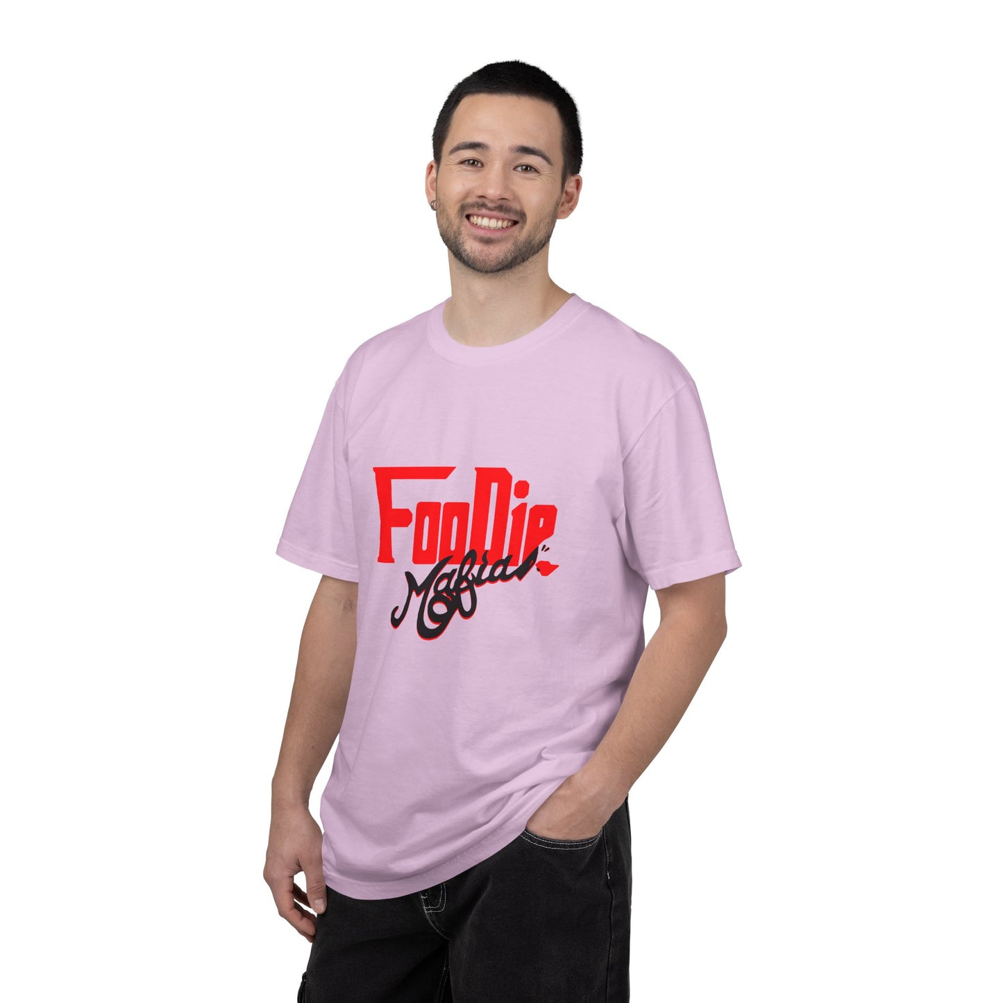 L.O.E.F Red Foodie Mafia Unisex Tee shirt (Black)