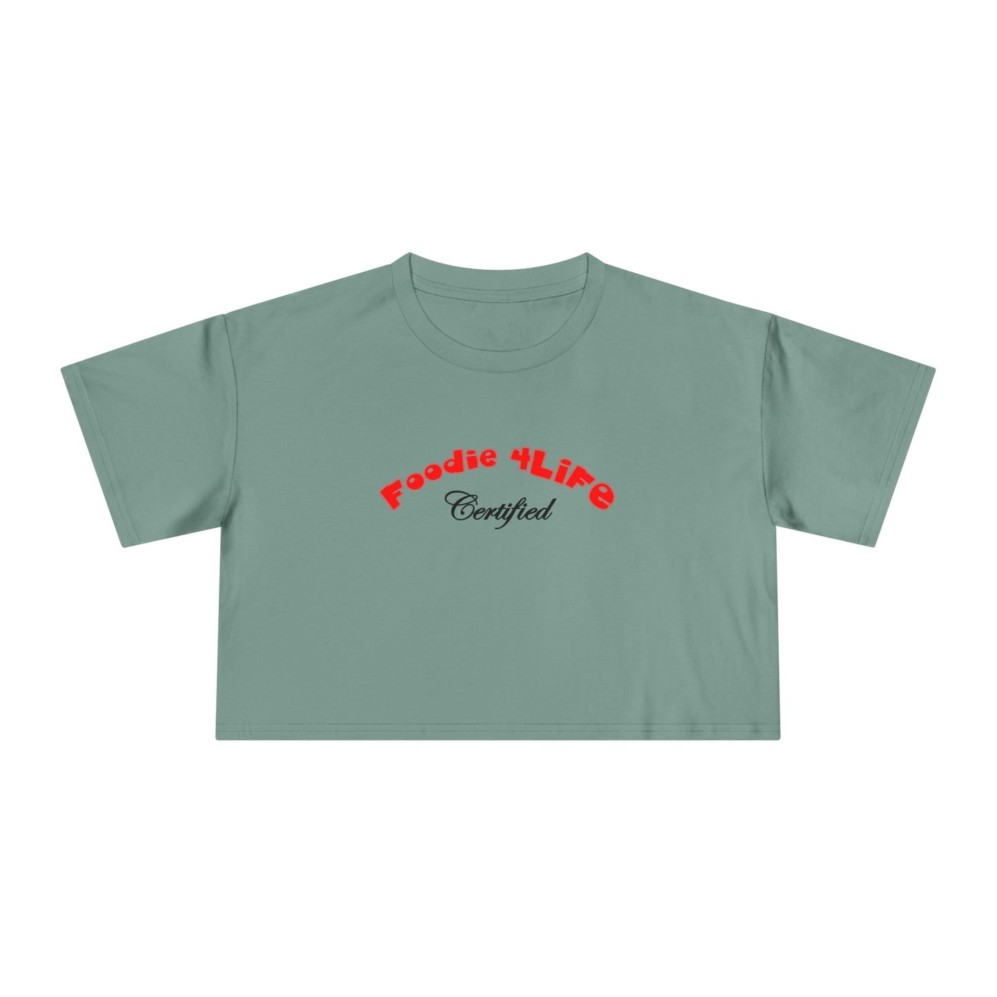 L.O.E.F Foodie 4Life Certified Crop Tee (Fiery Red)