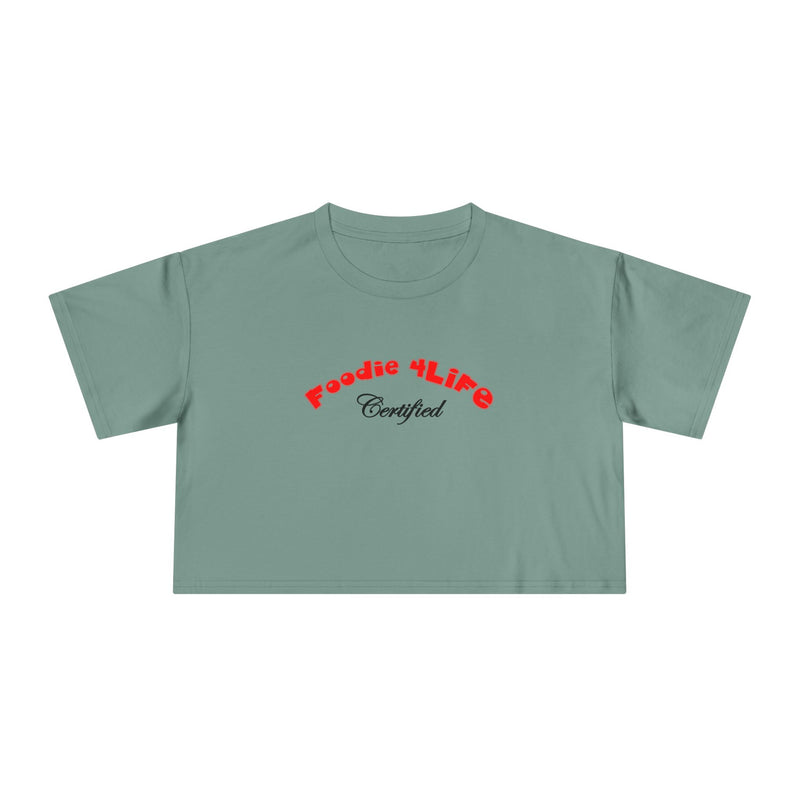 L.O.E.F Foodie 4Life Certified Crop Tee (Fiery Red)