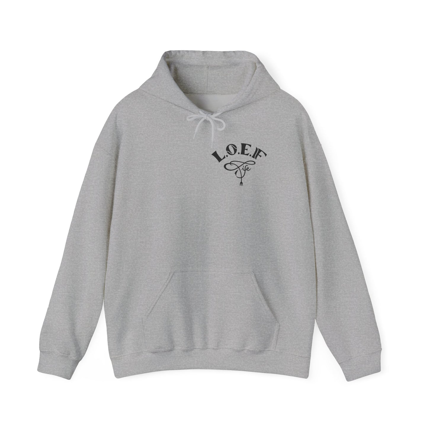 L.O.E.F Foodie 4Life Vegan Hoodie (Fuchsia)