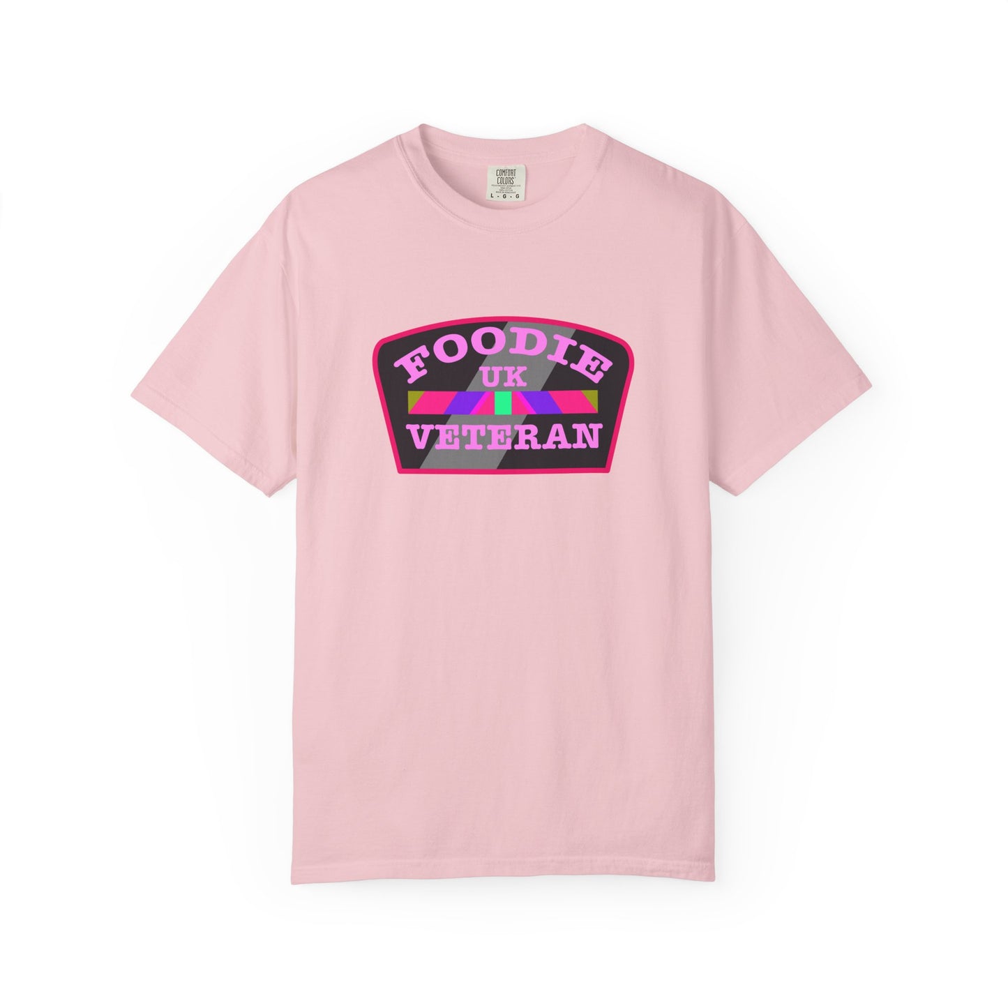 L.O.E.F Foodie Veteran UK Unisex Tee Shirt (Pink)