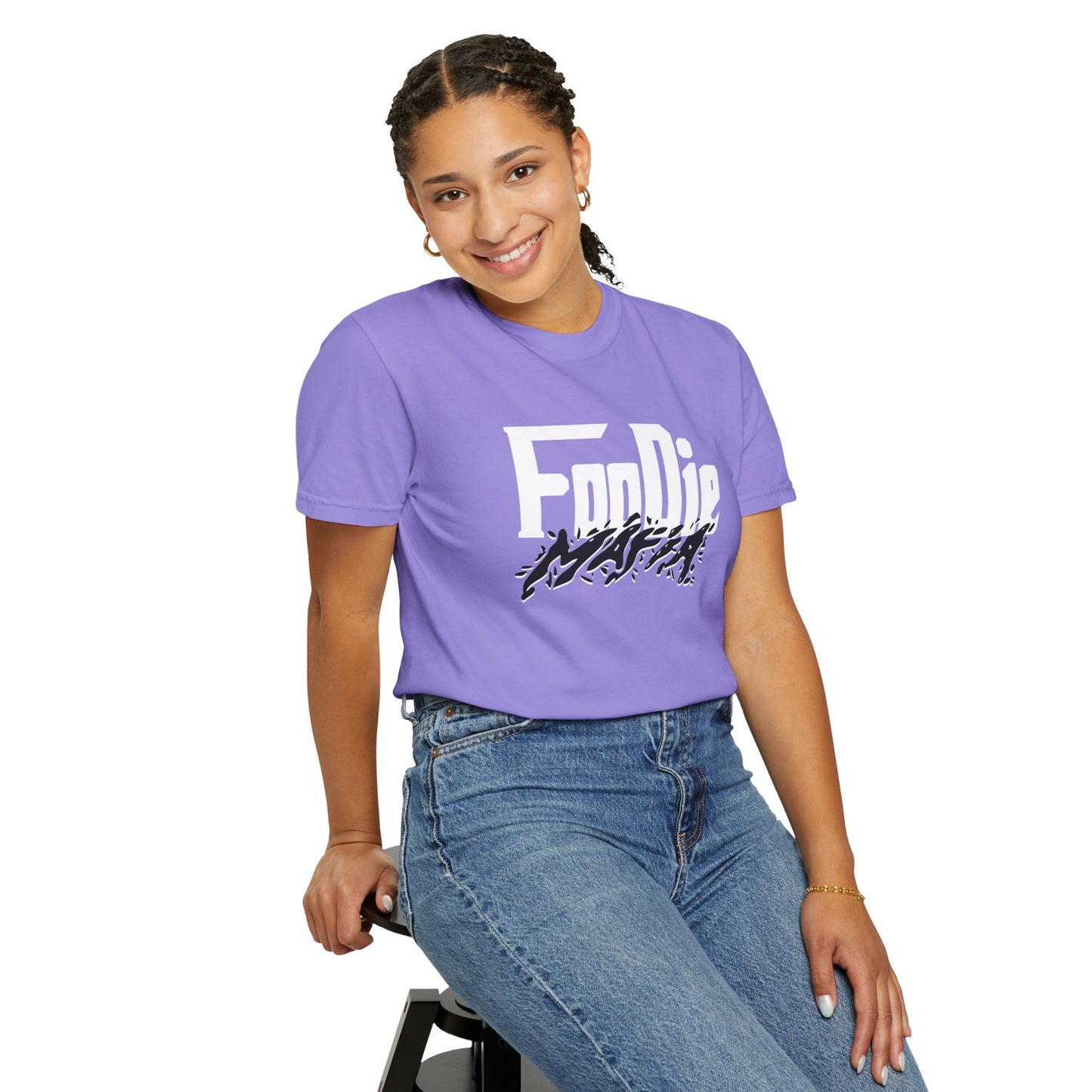 L.O.E.F Foodie Mafia Unisex Tee Shirt  (Black)