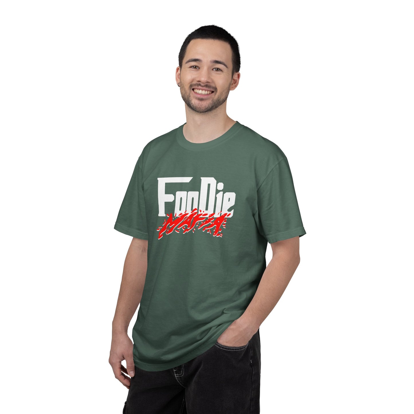 L.O.E.F Foodie Mafia Unisex Tee Shirt  (Red)