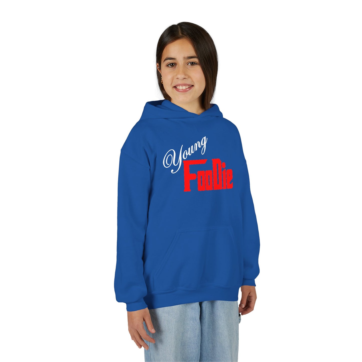 L.O.E.F Young Foodie Youth Hooded Sweatshirt (Fiery Red)