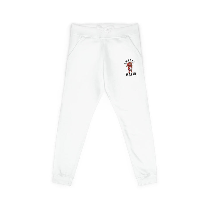 White Jogger Pants | Unisex Fleece Pants | L.O.E.F. - LIFE