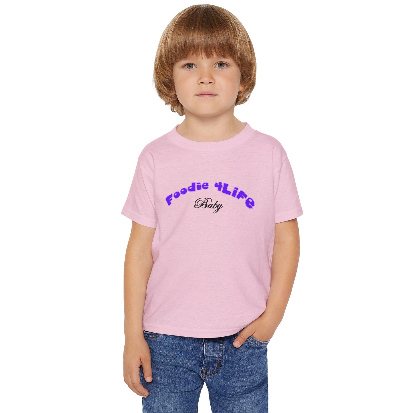 L.O.E.F Foodie 4Life Baby Tee Shirt  (Violet)