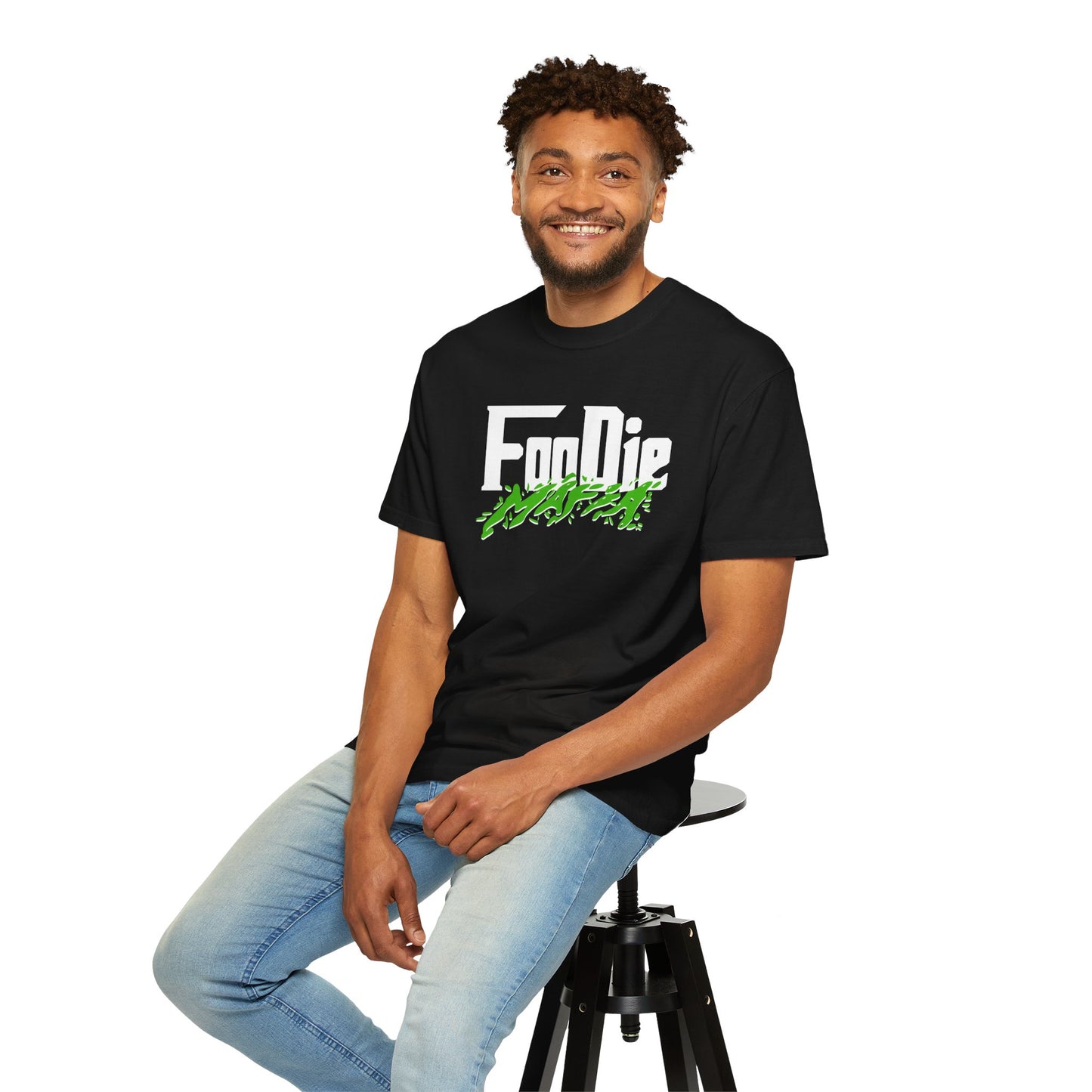 L.O.E.F Foodie Mafia Unisex Tee Shirt  (Kelly Green)