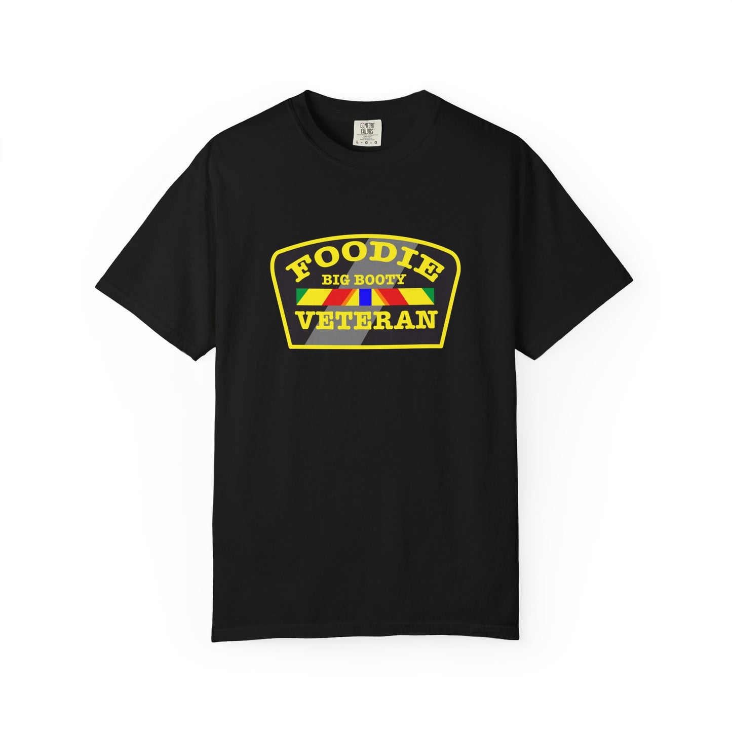 L.O.E.F Foodie Veteran BIG BOOTY Unisex Tee Shirt (Yellow)