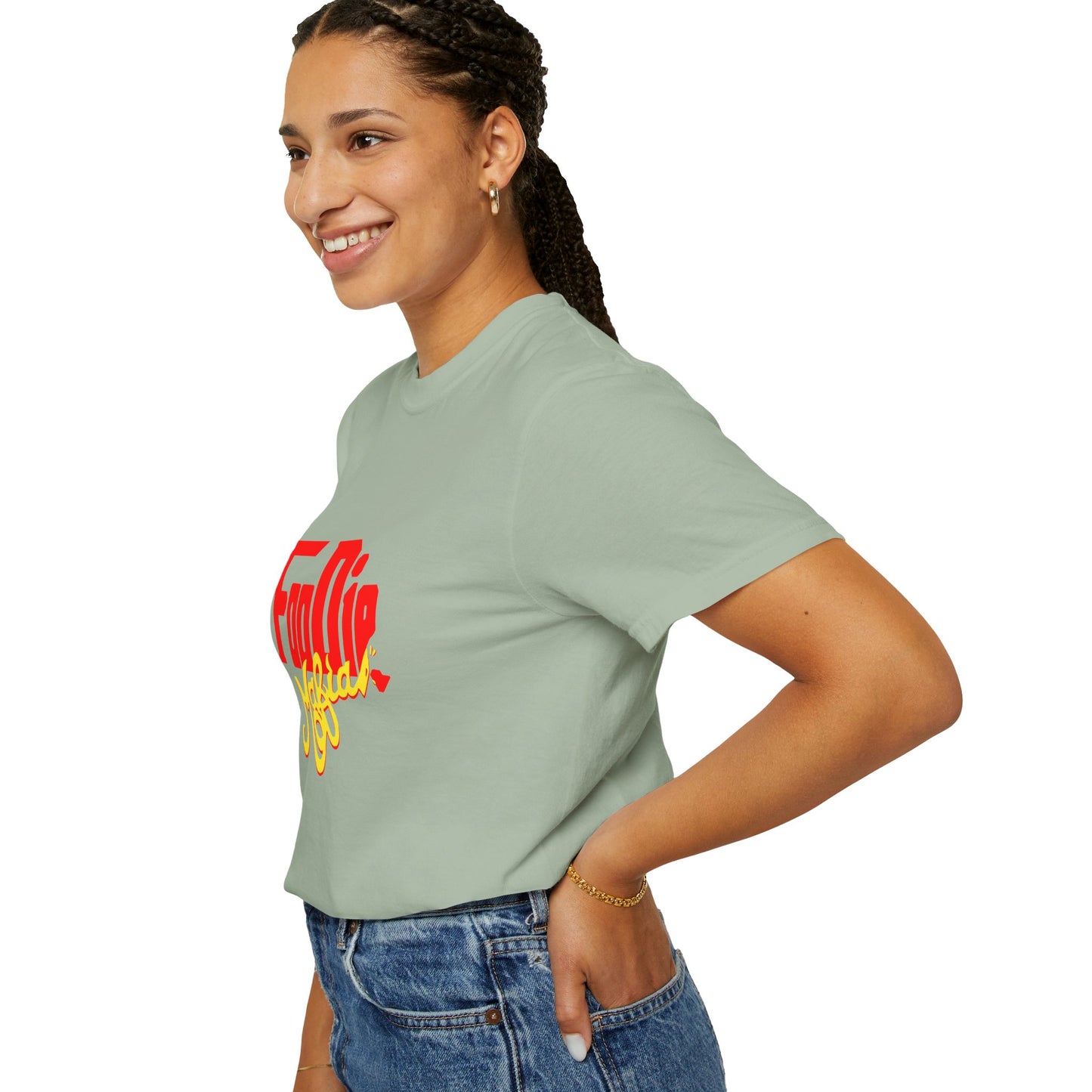 L.O.E.F Red Foodie Mafia Unisex Tee shirt (Bright Yellow)