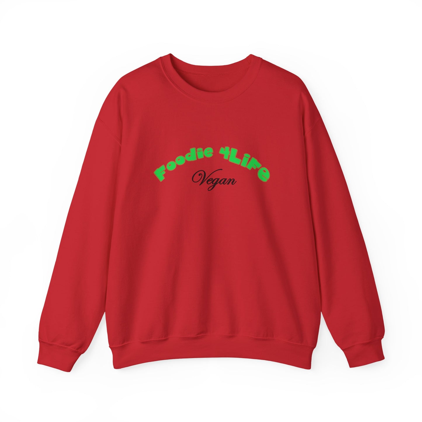 L.O.E.F Foodie 4Life Vegan Unisex Sweatshirt (Machalite Green)