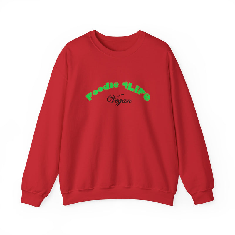 L.O.E.F Foodie 4Life Vegan Unisex Sweatshirt (Machalite Green)