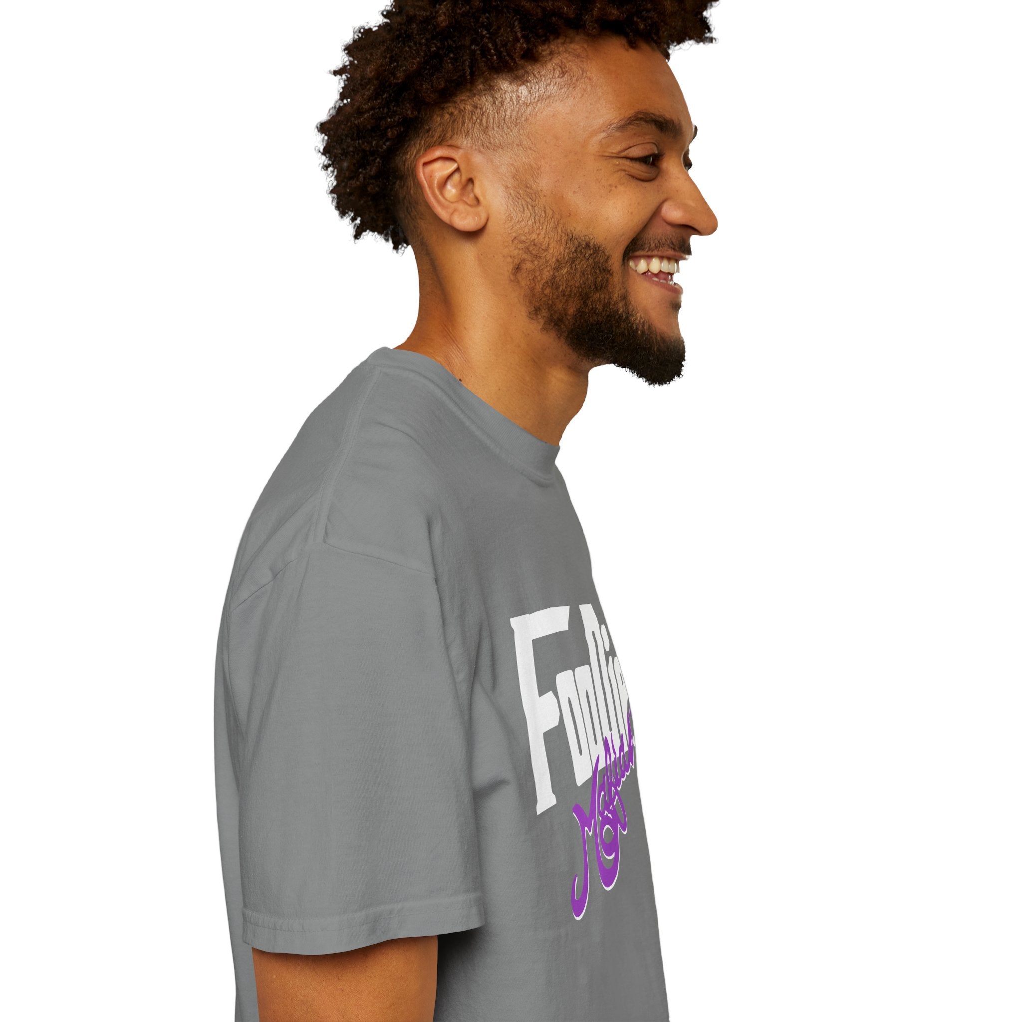 L.O.E.F Foodie Mafia Unisex Tee Shirt  (Purple)