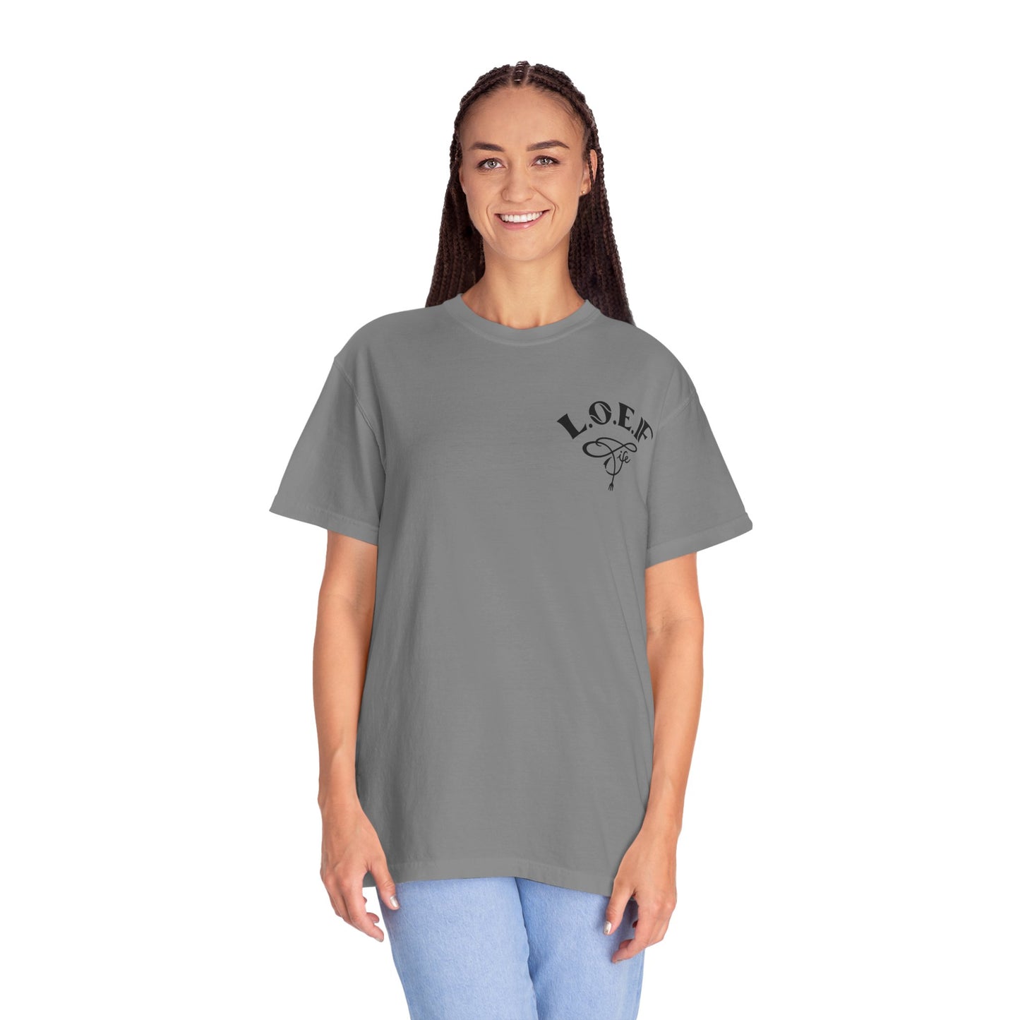 L.O.E.F Foodie 4Life Vegan Unisex Tee Shirt (Neon Green)